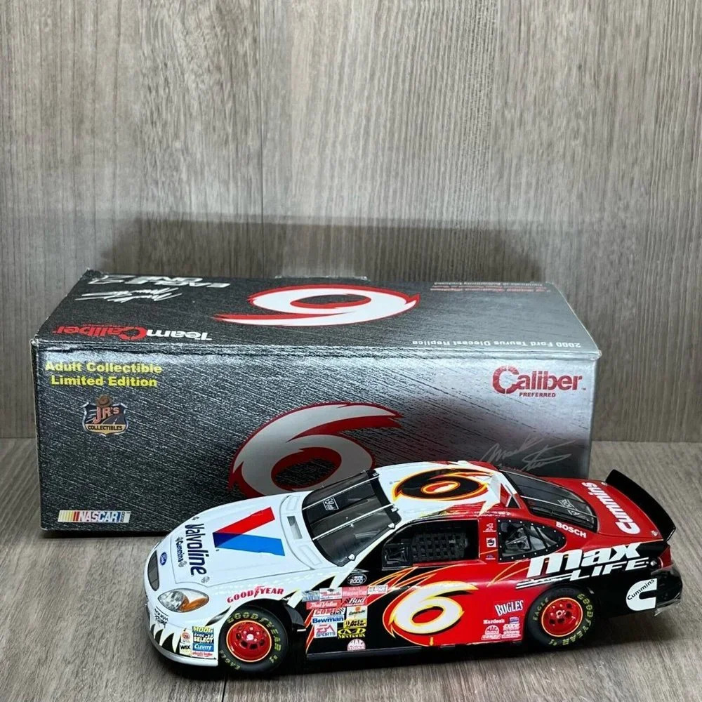 2000 Team Caliber JR's #6 Mark Martin Eagle One Ford Taurus Ltd Ed Diecast 1:24
